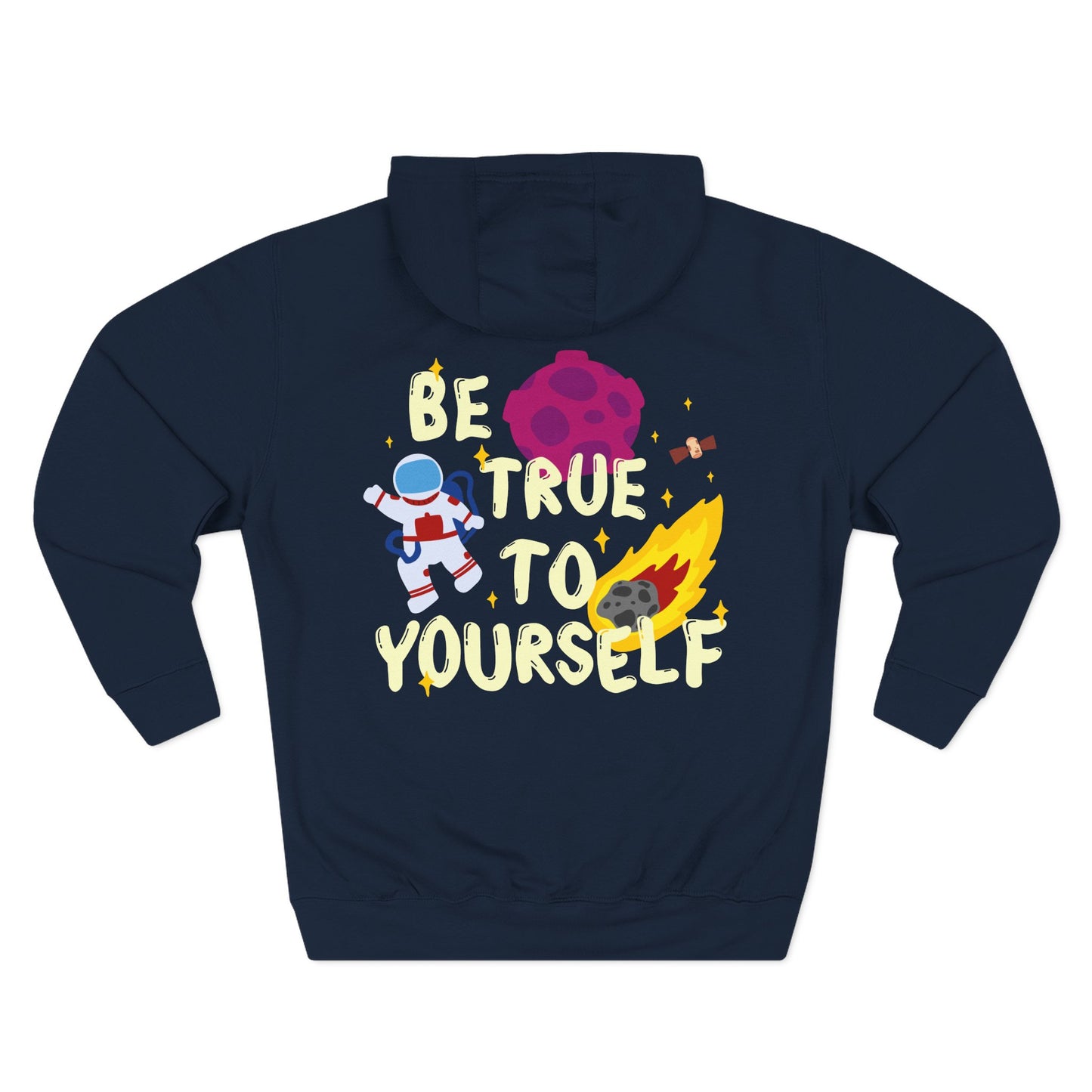 "DeepRooted" Three-Panel Fleece Hoodie