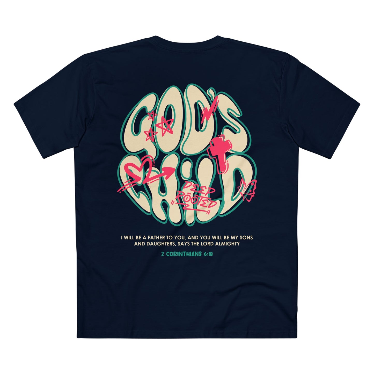 DeepRooted "Gods Child" Adult Staple Tee