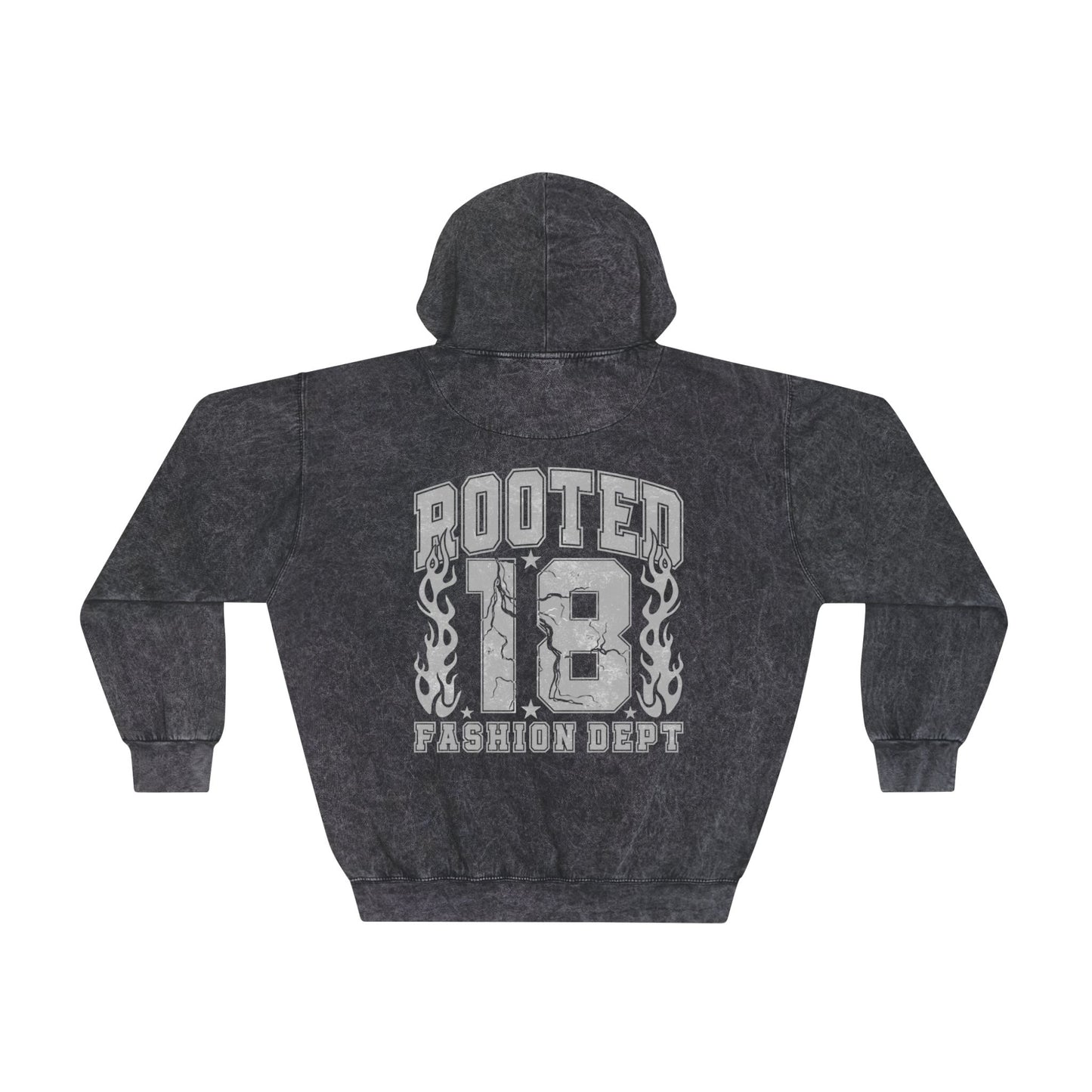 DeepRooted "Two Face" Mineral Wash Hoodie
