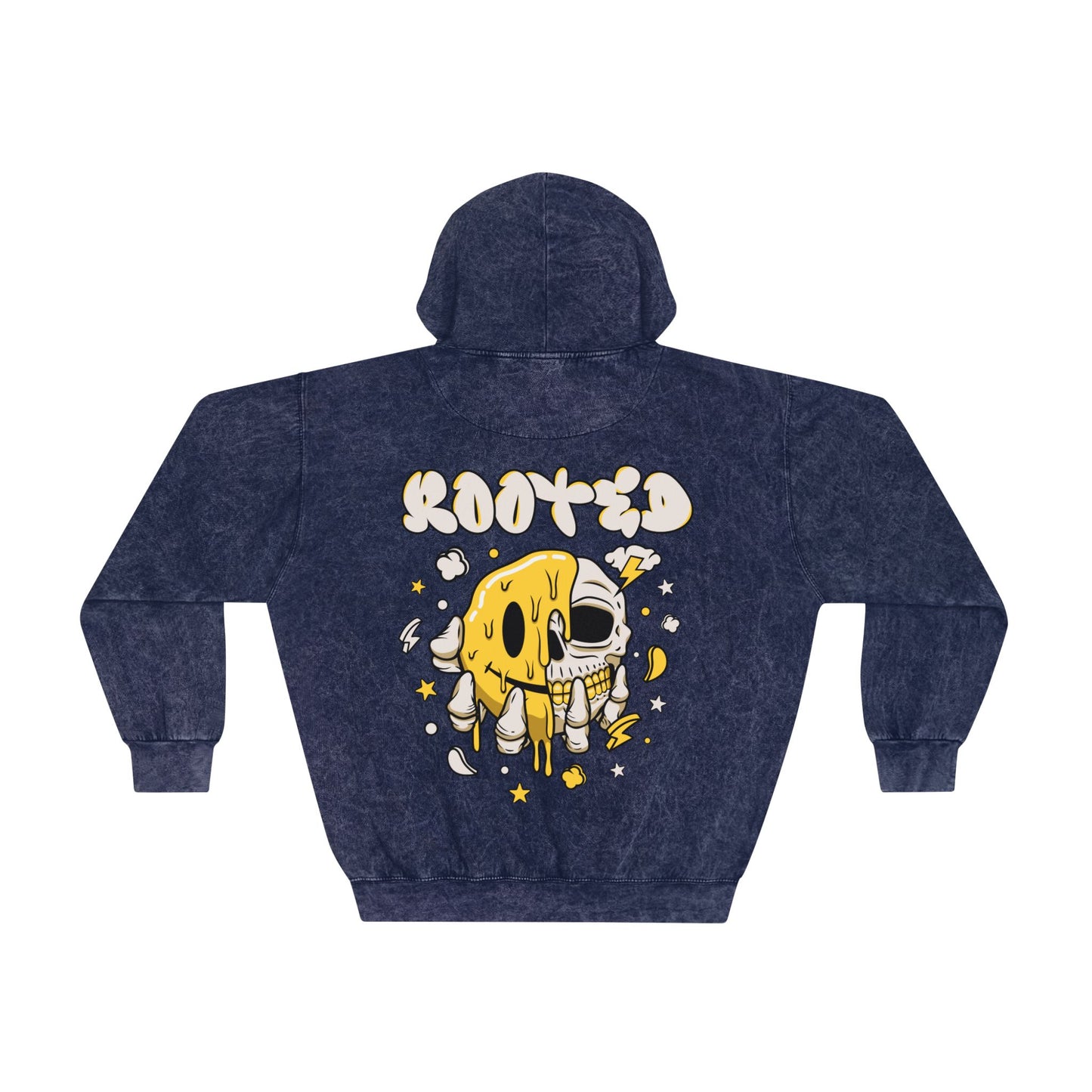 DeepRooted "Skull" Mineral Wash Hoodie