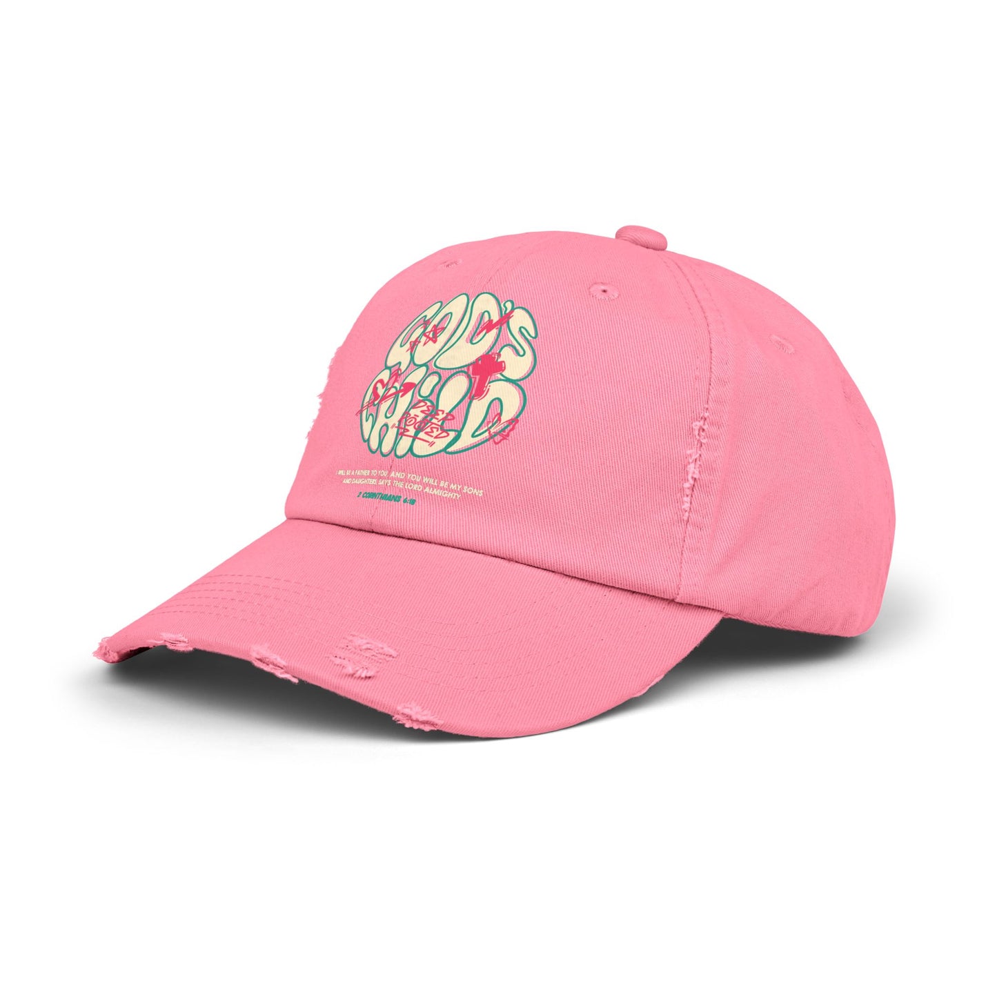 DeepRooted "Gods Child" Unisex Distressed Cap
