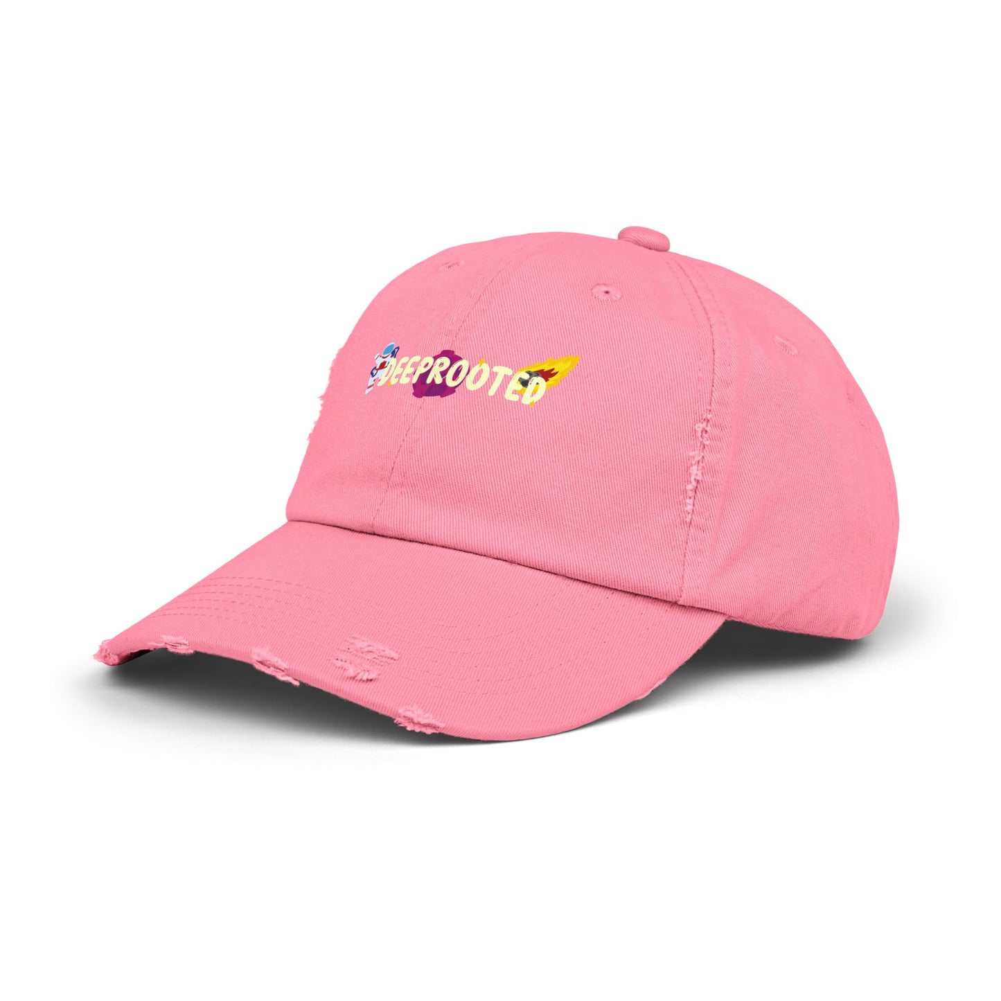 "DeepRooted" Unisex Distressed Cap