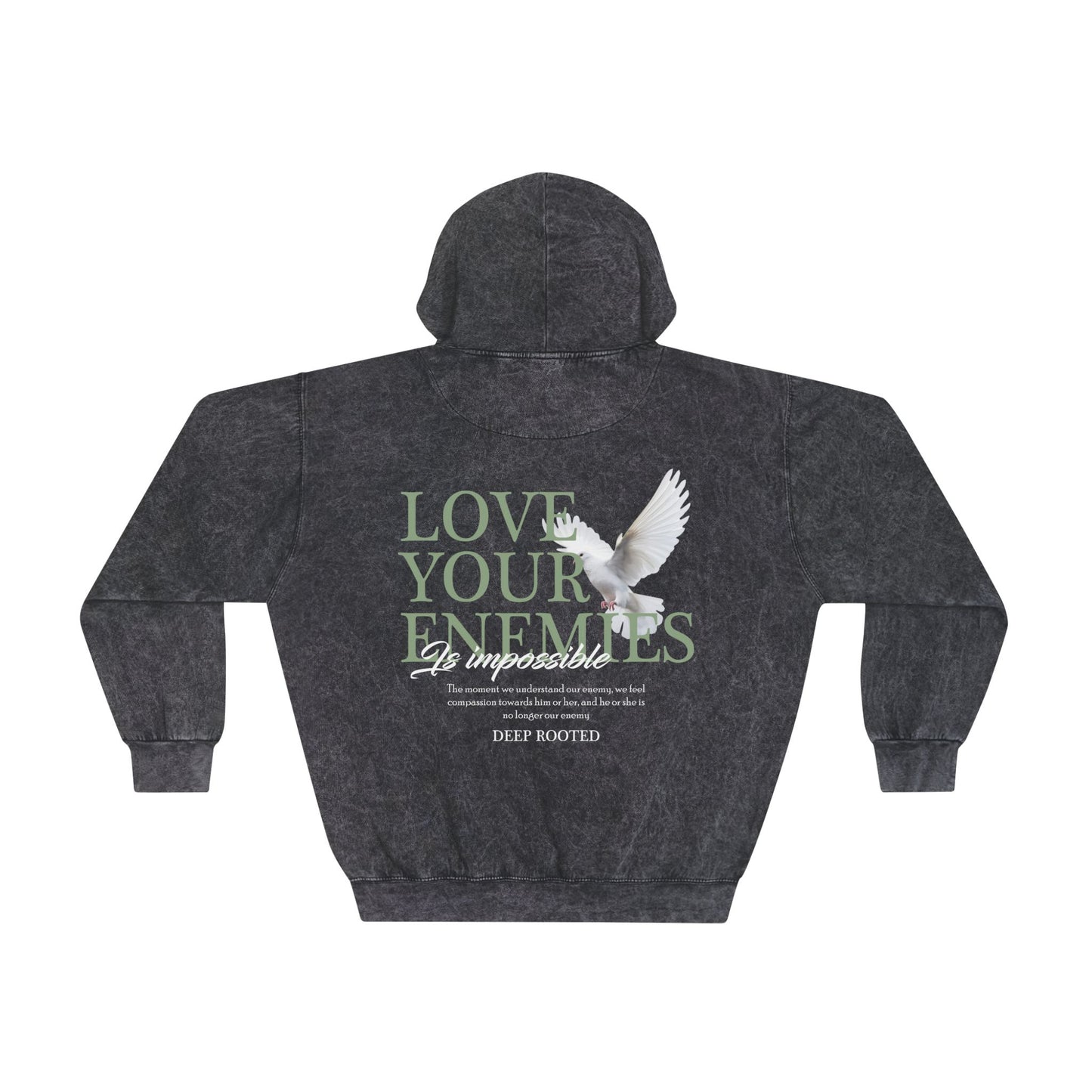 DeepRooted "Love Yours" Mineral Wash Hoodie