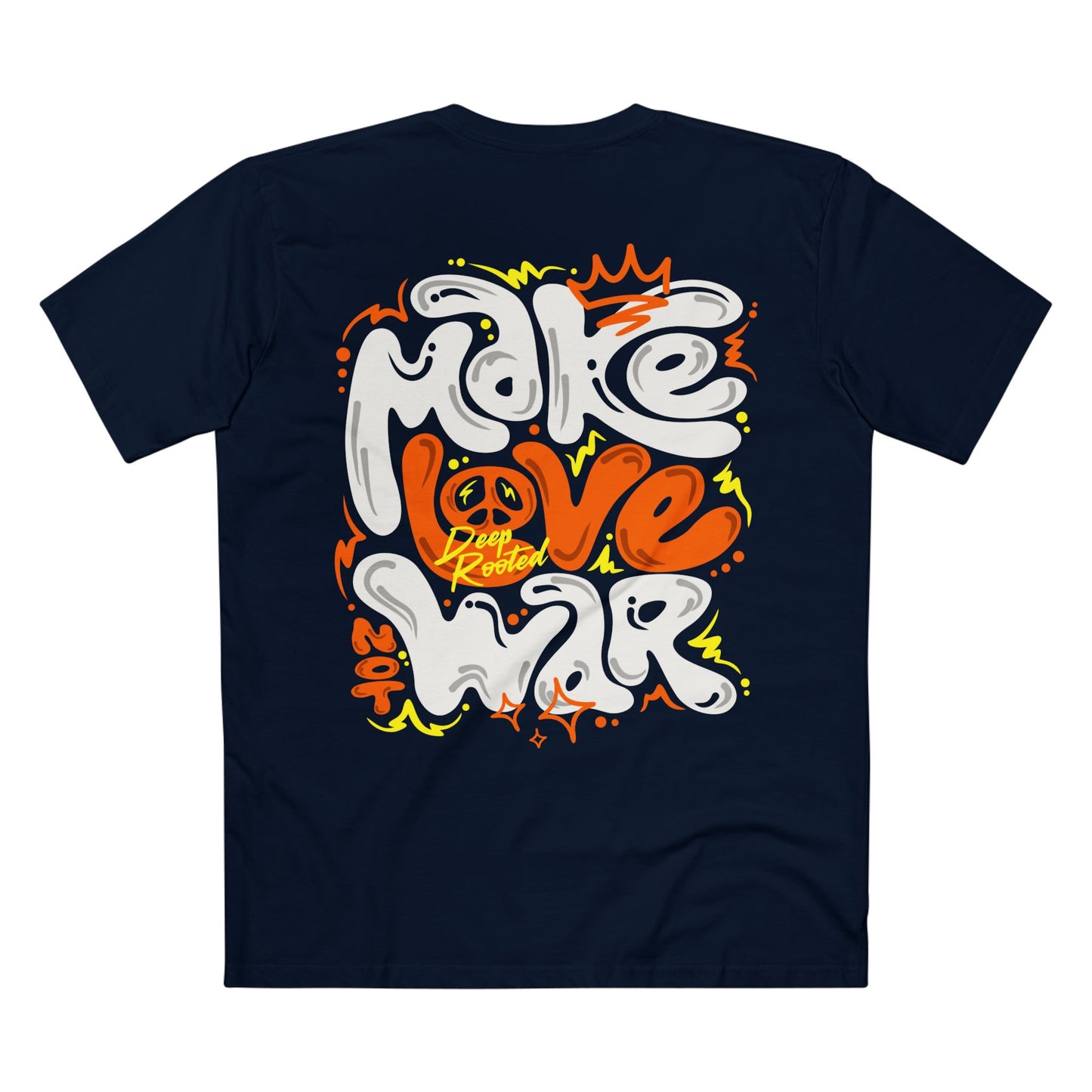 DeepRooted "Love Not War" Adult Staple Tee