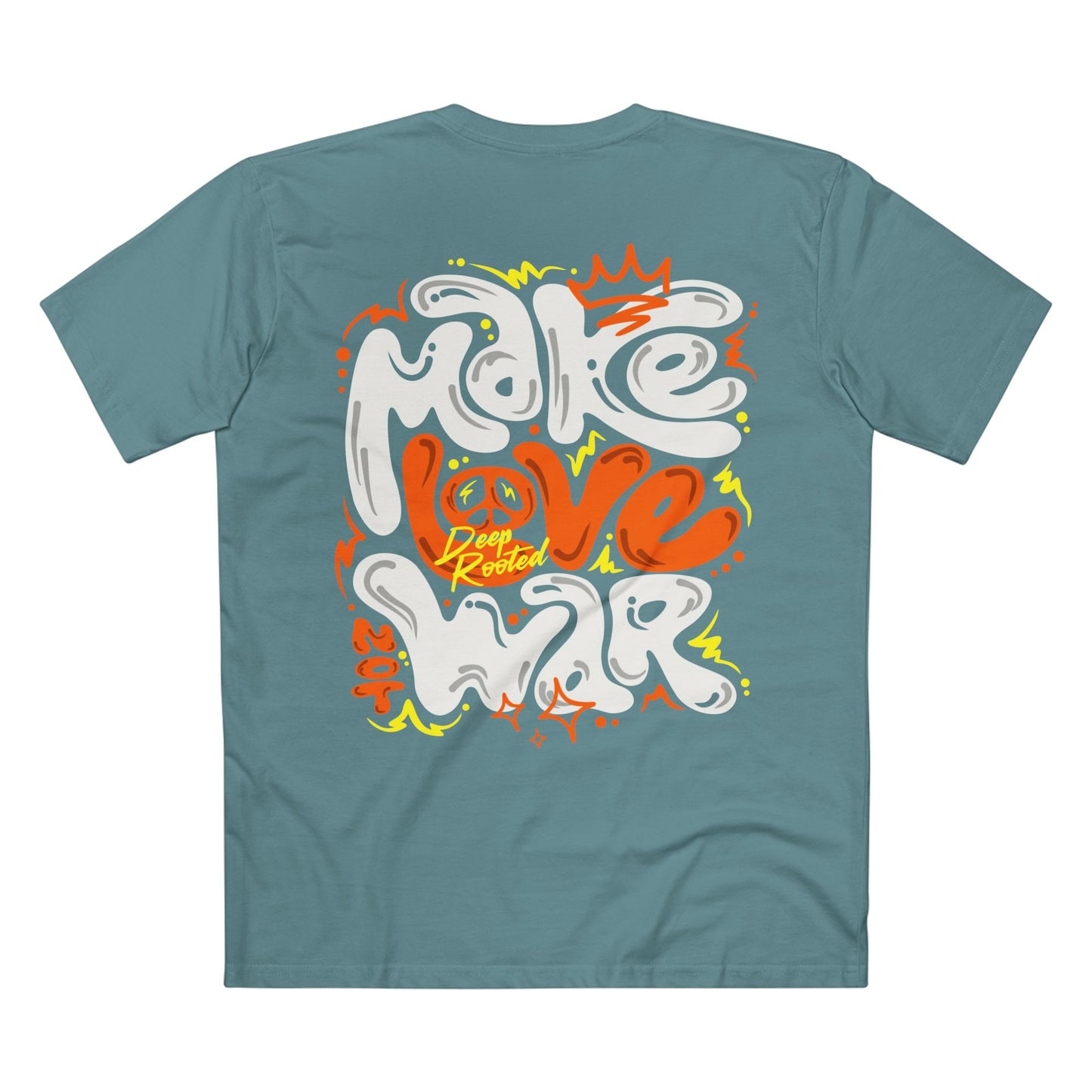 DeepRooted "Love Not War" Adult Staple Tee