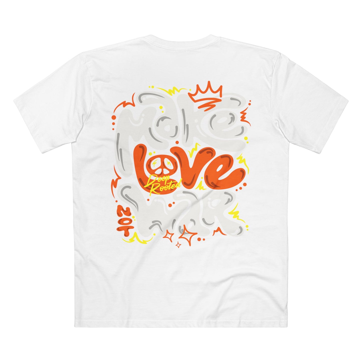DeepRooted "Love Not War" Adult Staple Tee