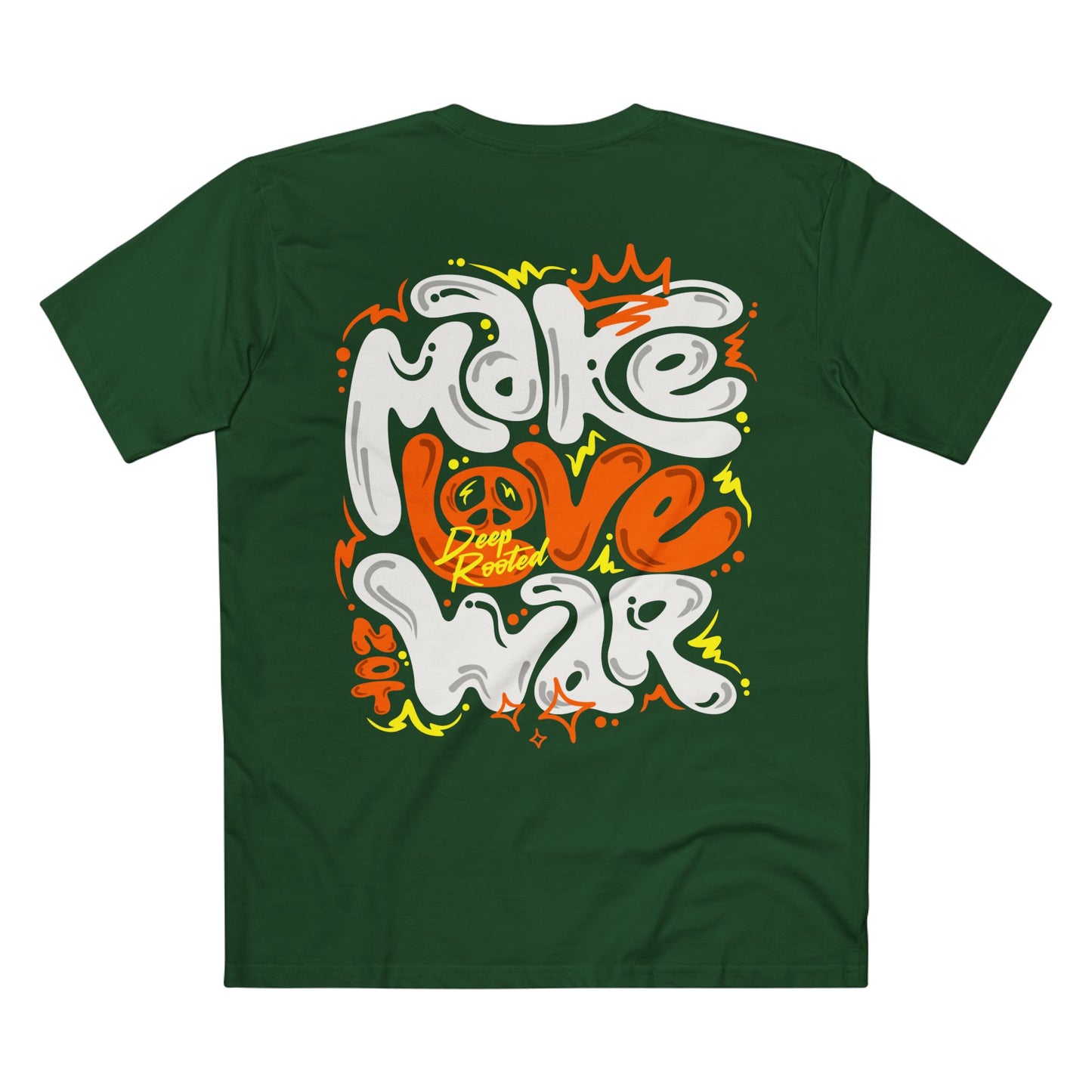 DeepRooted "Love Not War" Adult Staple Tee